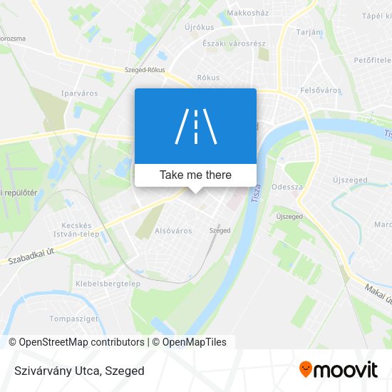 Szivárvány Utca map