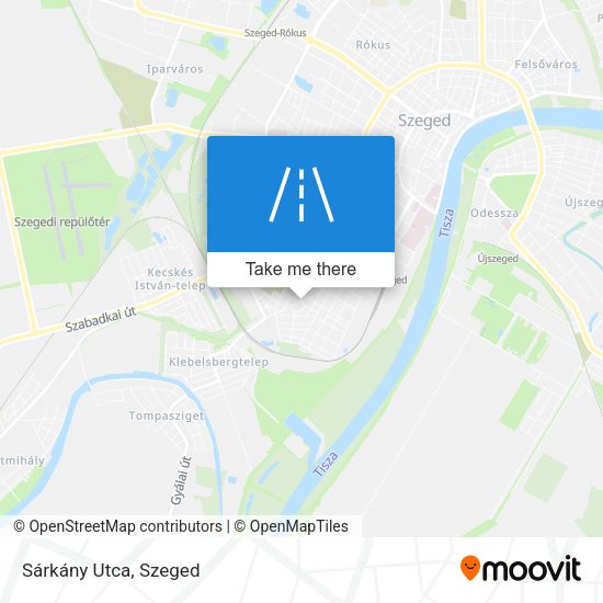 Sárkány Utca map