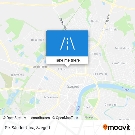 Sík Sándor Utca map