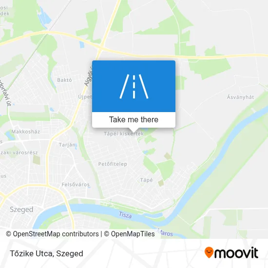 Tőzike Utca map
