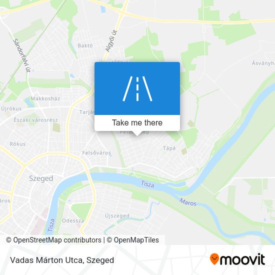Vadas Márton Utca map