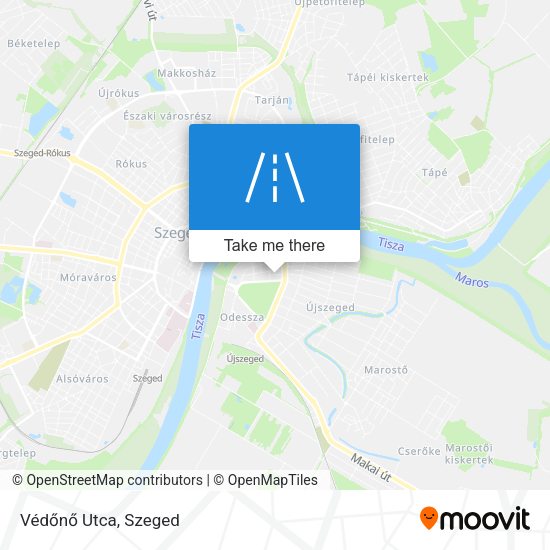 Védőnő Utca map