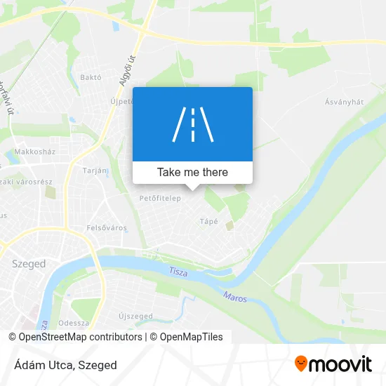 Ádám Utca map