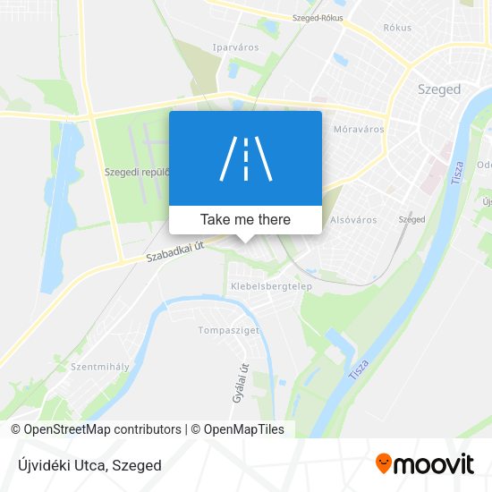 Újvidéki Utca map