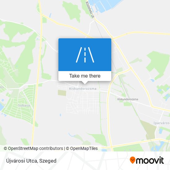 Újvárosi Utca map