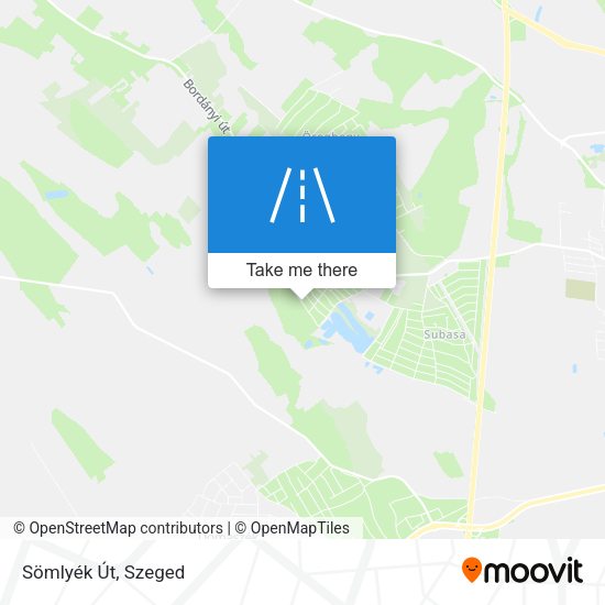 Sömlyék Út map