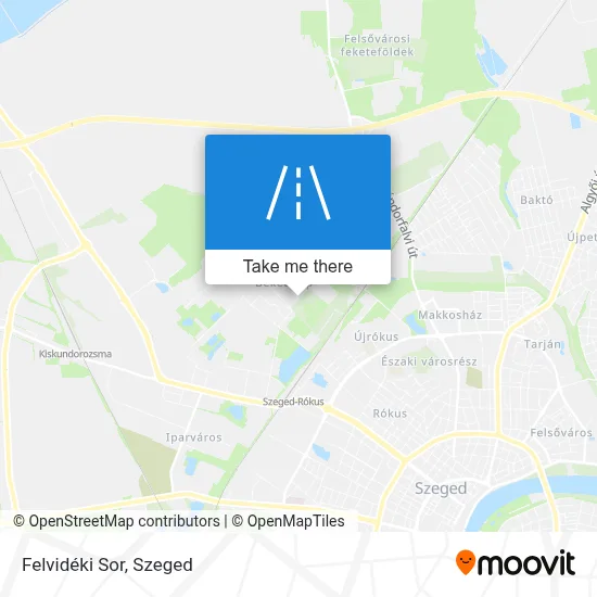 Felvidéki Sor map