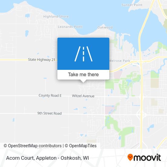 Acorn Court map