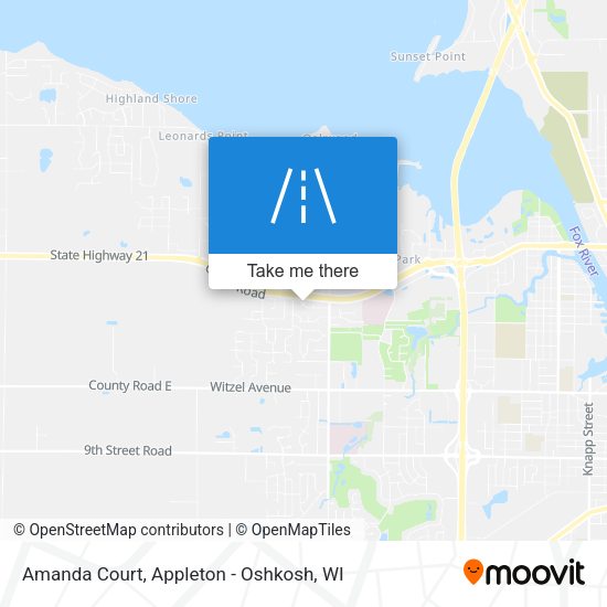 Mapa de Amanda Court