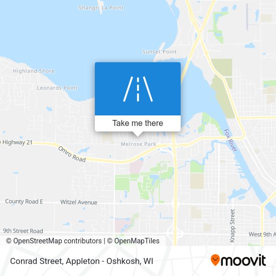 Conrad Street map