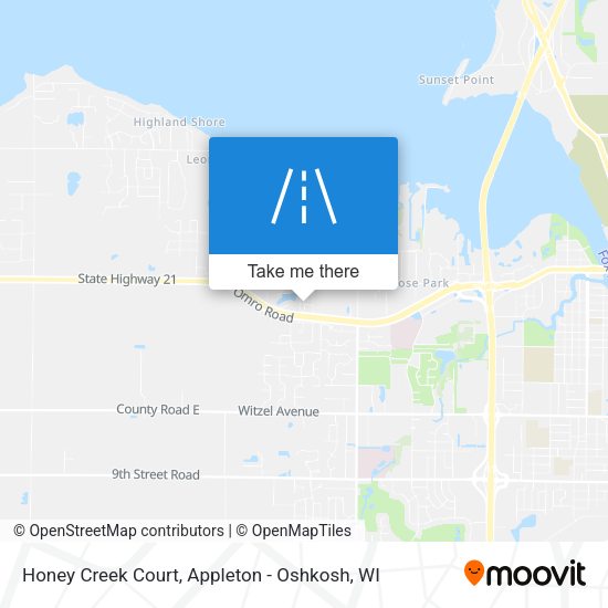 Honey Creek Court map