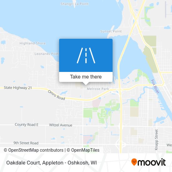 Oakdale Court map