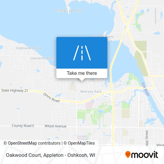 Oakwood Court map