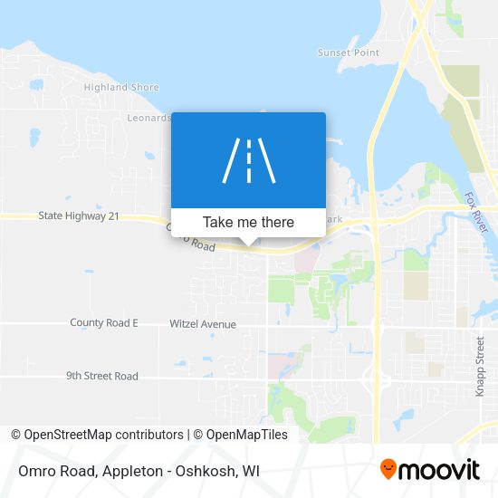 Omro Road map