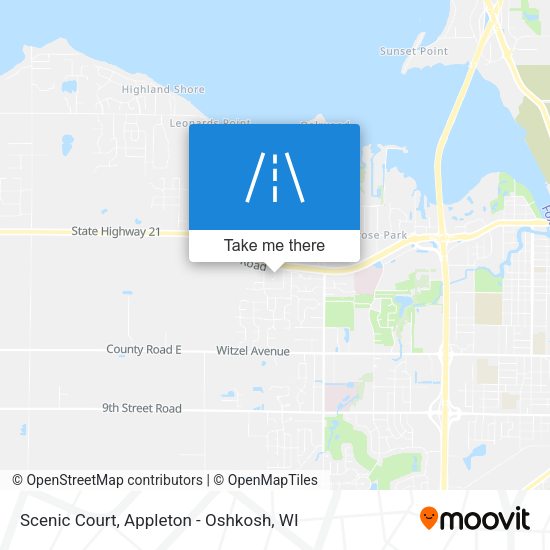 Scenic Court map