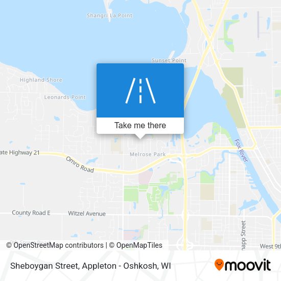 Sheboygan Street map
