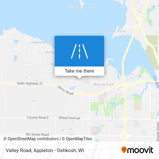 Mapa de Valley Road