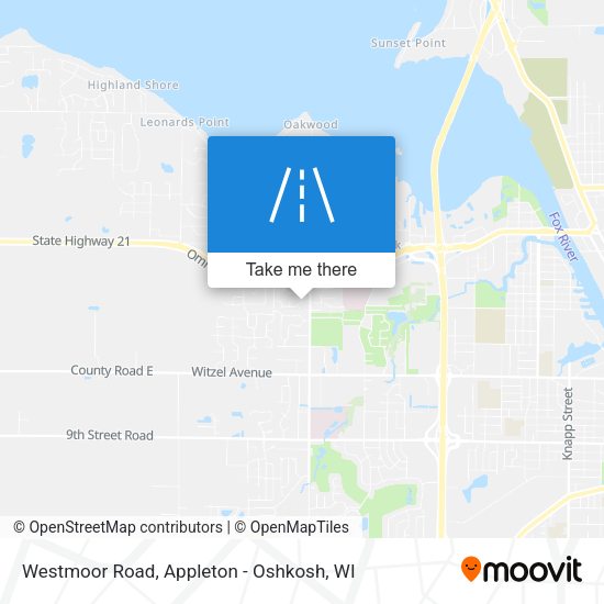 Westmoor Road map