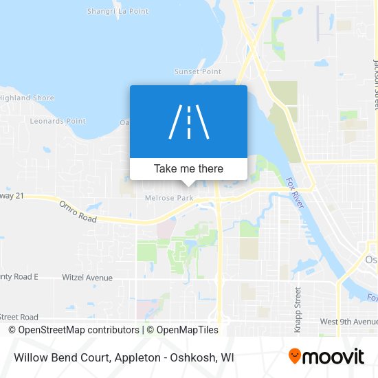 Mapa de Willow Bend Court