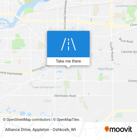 Alliance Drive map
