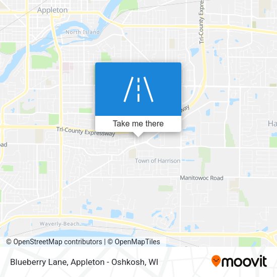 Blueberry Lane map