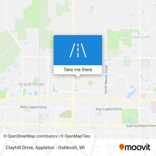 Clayhill Drive map