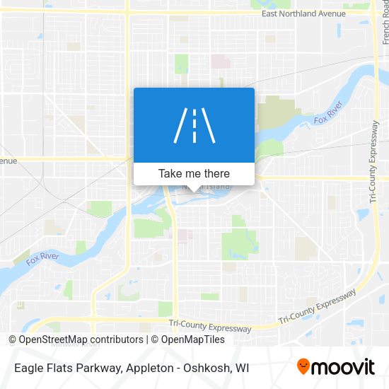 Eagle Flats Parkway map