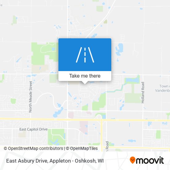 East Asbury Drive map