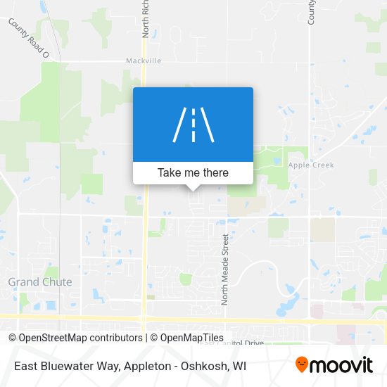 Mapa de East Bluewater Way