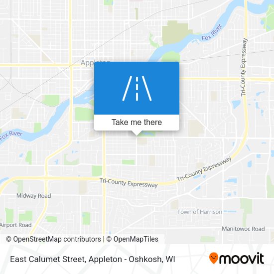 East Calumet Street map