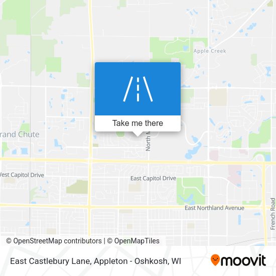 Mapa de East Castlebury Lane