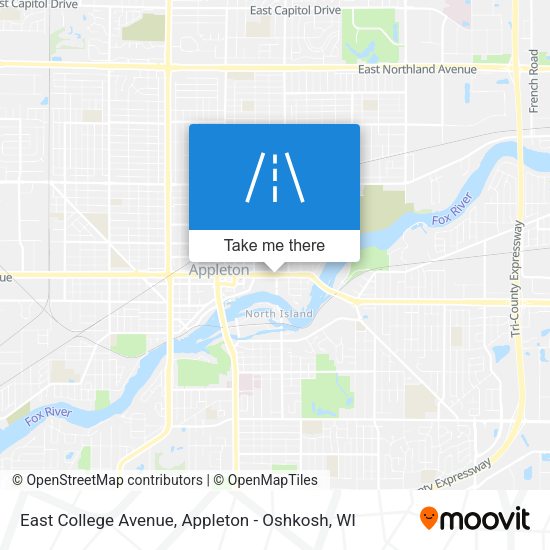 East College Avenue map