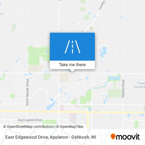 East Edgewood Drive map