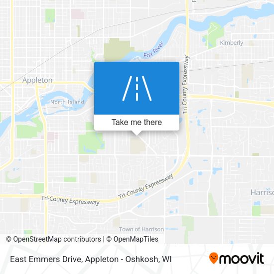 Mapa de East Emmers Drive