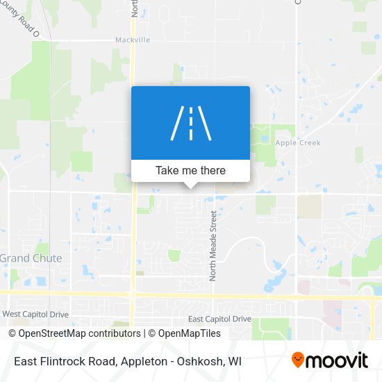 East Flintrock Road map