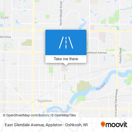 East Glendale Avenue map