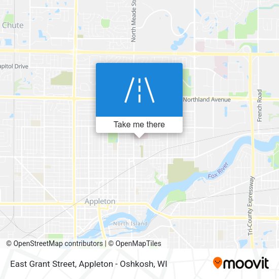 East Grant Street map