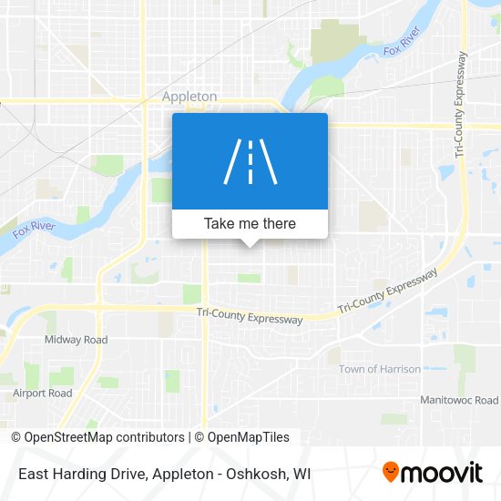 Mapa de East Harding Drive