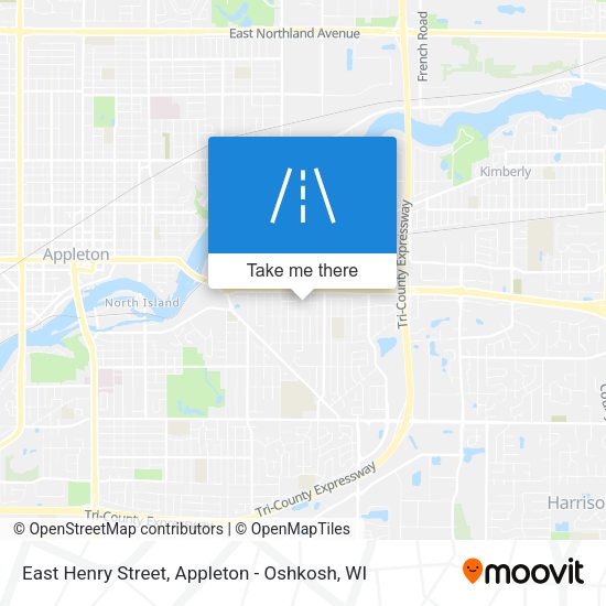 East Henry Street map