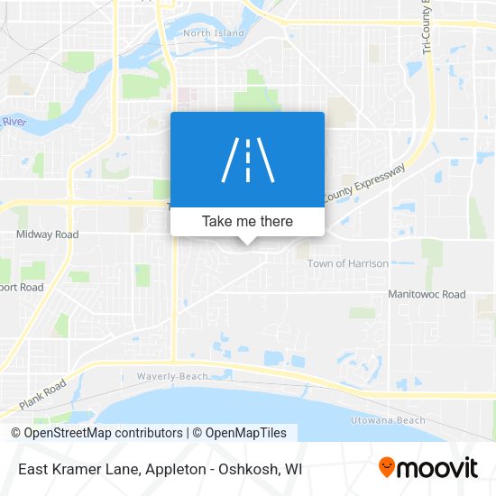 Mapa de East Kramer Lane