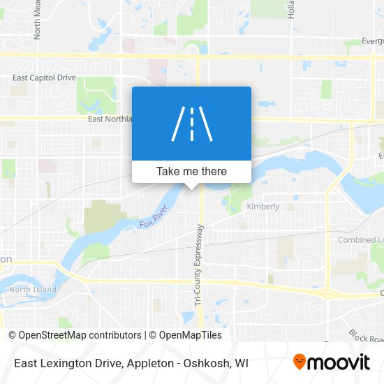 Mapa de East Lexington Drive