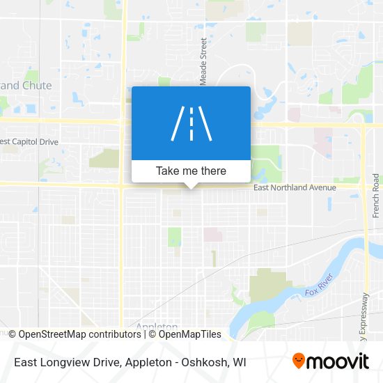 East Longview Drive map