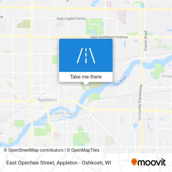 Mapa de East Opechee Street
