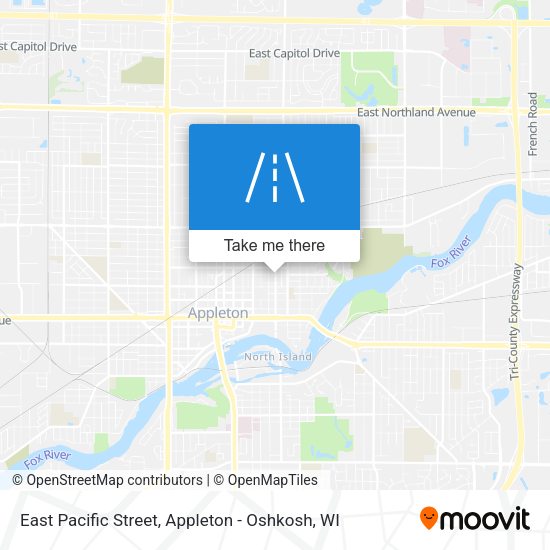 East Pacific Street map