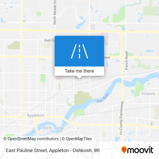 Mapa de East Pauline Street