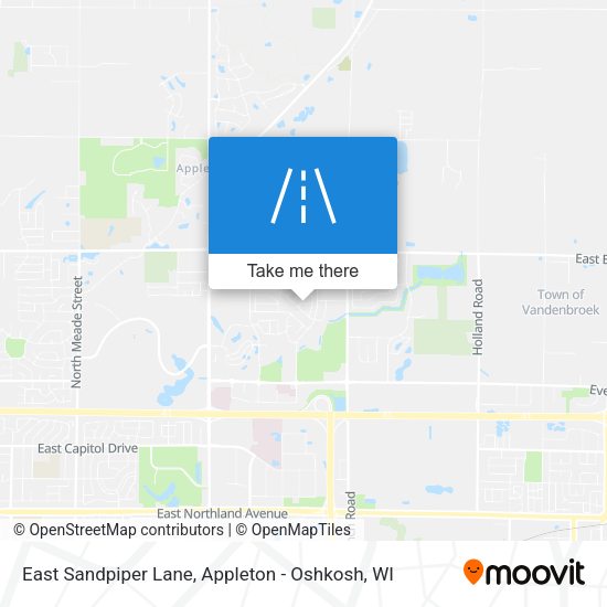 Mapa de East Sandpiper Lane