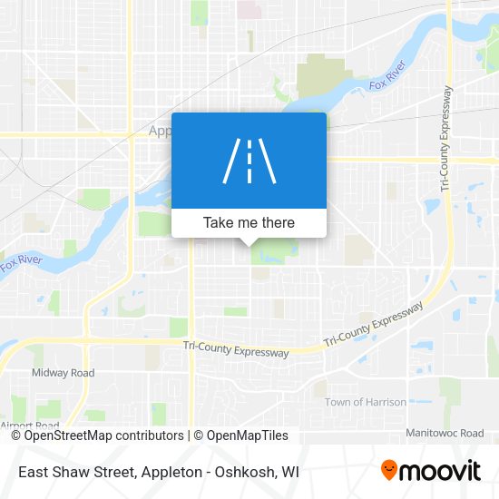 East Shaw Street map