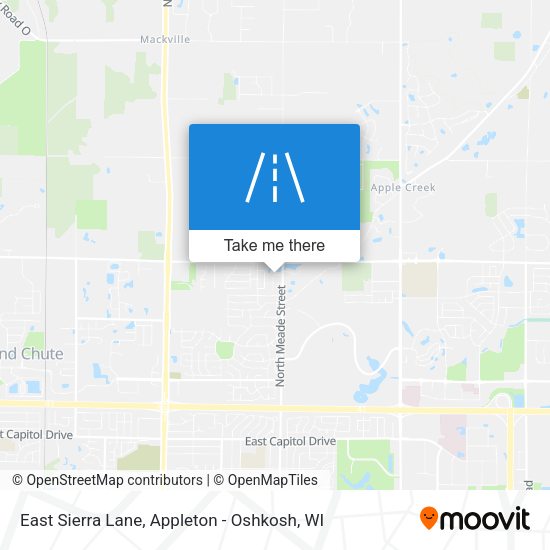 East Sierra Lane map