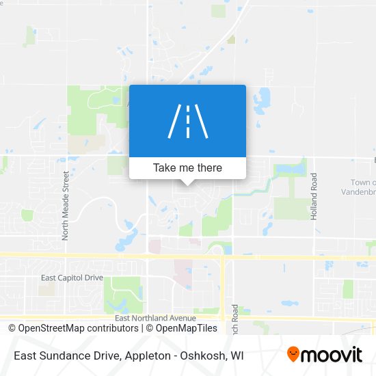 East Sundance Drive map