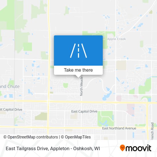 East Tailgrass Drive map